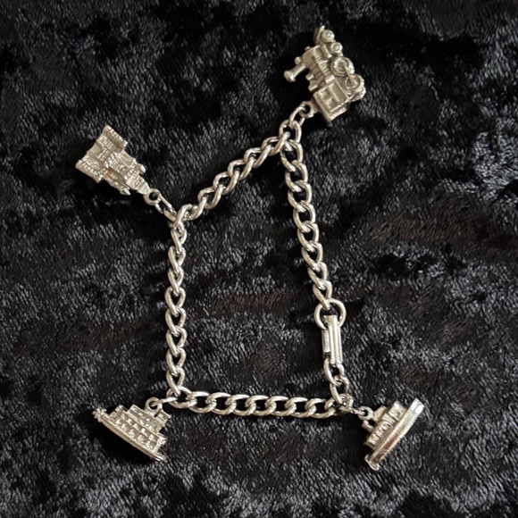 Vintage Disneyland Silver Charm Bracelet - Picture 2 of 7